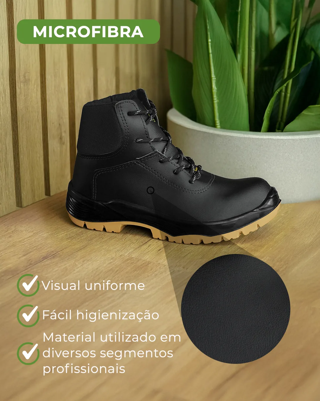 Botina Microfibra Crival